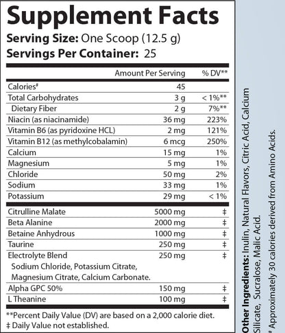 PUMP NON-STIM PRE-WORKOUT