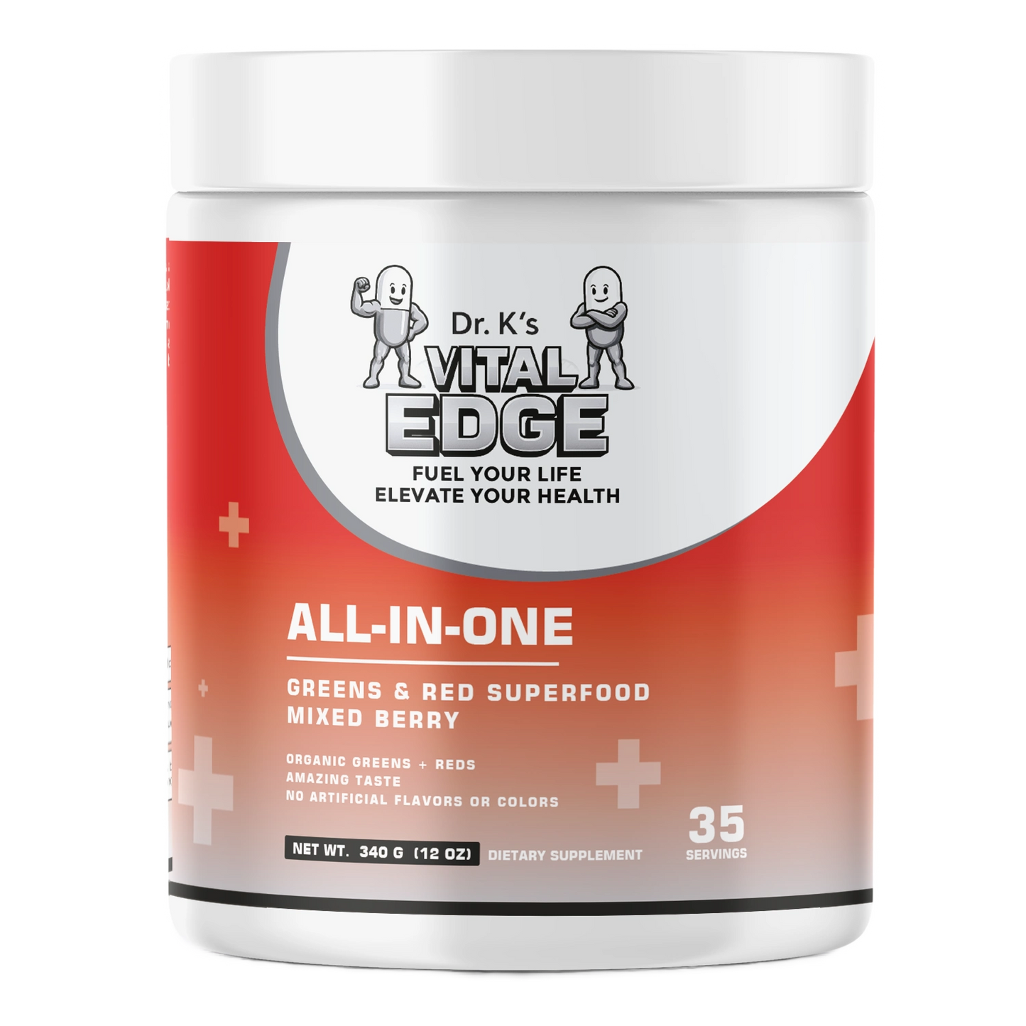 All-In/One Greens & Red SuperFood + Immune 270g Mixed Berry