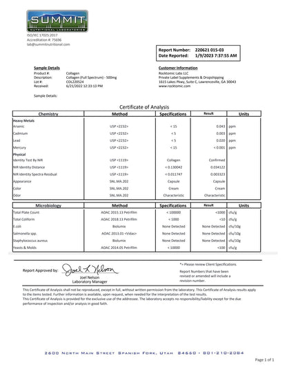 Premium Collagen Complex