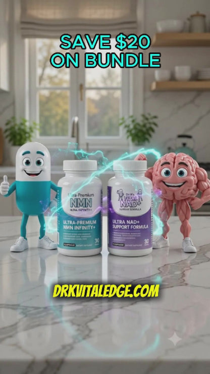 NMN + NAD+ Longevity Stack | Dr. K's Vital Edge
