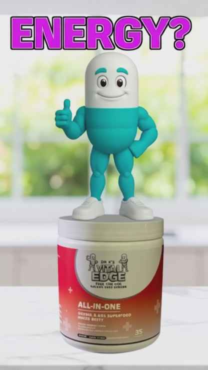 All-In/One Greens & Red SuperFood + Immune 270g Mixed Berry